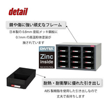 画像をギャラリービューアに読み込む, パーツキャビネット A5V-312 | SHUTER シューター スチール製 収納棚 業務用