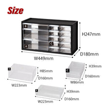 画像をギャラリービューアに読み込む, ステーショナリー収納ボックス A9-2110(黒) | livinbox デスク オーガナイザー オフィス 机 文房具 片付け 整理整頓