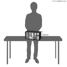 画像をギャラリービューアに読み込む, ステーショナリー収納ボックス A9-520(黒) | livinbox デスク オーガナイザー オフィス 机 文房具 片付け 整理整頓