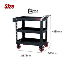 画像をギャラリービューアに読み込む, ツールカート CT-1 | SHUTER シューター ツールワゴン 業務用台車 耐荷重 200kg 頑丈 キャスター