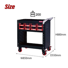 画像をギャラリービューアに読み込む, ツールカート CT-A616 | SHUTER シューター ツールワゴン 業務用台車 耐荷重200kg 頑丈 引き出し キャスター