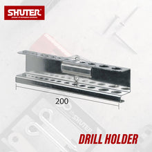 画像をギャラリービューアに読み込む, パンチングボードアクセサリー ドリルホルダー HK-5120 | SHUTER シューター 金具 有孔ボード ハンガーボード 工具収納