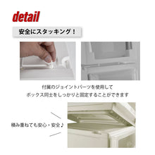 画像をギャラリービューアに読み込む, クローゼットケース幅27cm MB-2701 | livinbox SHUTER シューター 収納ボックス 収納ケース クローゼット収納 押入れ 洗面所 タオル リネン 新生活