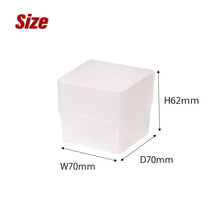 画像をギャラリービューアに読み込む, 整理ボックスTCシリーズオプション SB-0707H(8個入り) | SHUTER シューター TCワゴン用仕切り スクエアボックス 整頓 引き出し