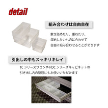 画像をギャラリービューアに読み込む, 整理ボックスTCシリーズオプション SB-1414H(4個入り) | SHUTER シューター TCワゴン用仕切り スクエアボックス 整頓 引き出し