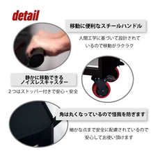 画像をギャラリービューアに読み込む, ツールカート 引き出し7段&縦型タイプ TC-H25 | SHUTER シューター ツールワゴン 業務用台車 耐荷重 400kg 頑丈 キャスター