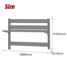 画像をギャラリービューアに読み込む, ワークベンチオプション WH6専用ボード W40(グレー)ハンガータイプ | SHUTER シューター ワークベンチ 作業台 オプション パーツコンテナ 吊下げ収納 小物 部品収納