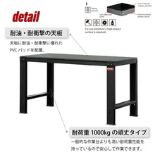 画像をギャラリービューアに読み込む, ワークベンチ 作業台 WH-5I | SHUTER シューター 幅1500 耐荷重1t 頑丈 耐衝撃 耐摩耗