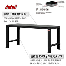 画像をギャラリービューアに読み込む, ワークベンチ 作業台 ヘビータイプ WH-6I | SHUTER シューター 幅1800 耐耐荷重 1t 頑丈 耐衝撃