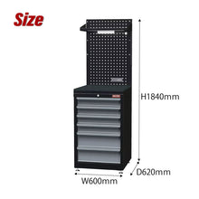 画像をギャラリービューアに読み込む, ワークステーション キャビネット付作業台 WS-ADI06 | SHUTER シューター 業務用 幅600 キャビネット付 頑丈