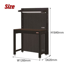 画像をギャラリービューアに読み込む, ワークステーション 作業台 WS-ATI12 | SHUTER シューター DIY用 業務用 幅1200 耐油・耐衝撃 頑丈