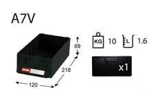 画像をギャラリービューアに読み込む, パーツキャビネット A7V-324 | SHUTER シューター スチール製 収納棚 業務用 部品 収納 頑丈 耐荷重10kg