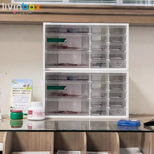 画像をギャラリービューアに読み込む, ステーショナリー収納ボックス A9-2110(白) | livinbox デスク オーガナイザー オフィス 机 文房具 片付け 整理整頓