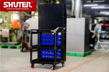 画像をギャラリービューアに読み込む, ツールカート CT-8821 | SHUTER シューター ツールワゴン 業務用台車 耐荷重200kg 頑丈 コンテナ 棚 キャスター