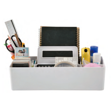 画像をギャラリービューアに読み込む, ステーショナリー収納ボックス CTB-3215L | livinbox リビンボックス 卓上収納 小物入れ ハンドル 蓋 フタ