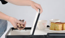 画像をギャラリービューアに読み込む, 持ち手つき折り畳みコンテナ FB-4531HL | livinbox リビンボックス SHUTER 買い物かご 衣類収納 27L