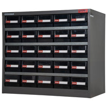 画像をギャラリービューアに読み込む, パーツキャビネット5列×5段 HD-525 | SHUTER シューター 部品 工具 収納 スチール製 引き出し 収納棚 業務用 頑丈