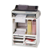 画像をギャラリービューアに読み込む, 【セール価格】OAキャビネット幅59㎝ A4XM2-4H2P2V | SHUTER シューター プリンター台 プリンターキャビネット FAX台 書類棚 書類ケース 収納ボックス 引き出し オフィス