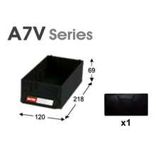 画像をギャラリービューアに読み込む, パーツキャビネット A7V-448 | SHUTER シューター スチール製 収納棚 業務用 部品 収納 頑丈 耐荷重10kg