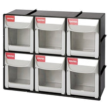 画像をギャラリービューアに読み込む, フリップアウトパーツキャビネット FO-306 | SHUTER シューター 工具 部品 引き出し 0.5L 3列 2段 収納