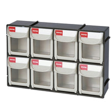 画像をギャラリービューアに読み込む, フリップアウトパーツキャビネット FO-308 | SHUTER シューター 工具 部品 引き出し 0.2L 4列 2段 収納