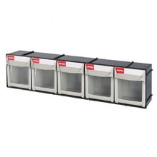 画像をギャラリービューアに読み込む, フリップアウトパーツキャビネット FO-605 | SHUTER シューター 工具 部品 引き出し 0.8L 5列 1段 収納