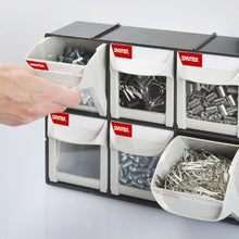 画像をギャラリービューアに読み込む, フリップアウトパーツキャビネット FO-605 | SHUTER シューター 工具 部品 引き出し 0.8L 5列 1段 収納