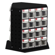 画像をギャラリービューアに読み込む, 回転式パーツキャビネット(卓上タイプ) RFO-848| SHUTER シューター パーツボックス 回転 業務用 部品 収納 パーツスタンド 有孔ボード