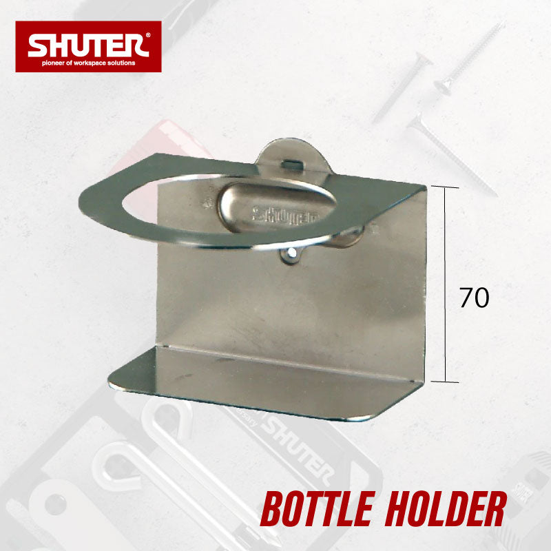 パンチングボードアクセサリー ボトルホルダー HK-6107 | SHUTER シューター 金具 有孔ボード ハンガーボード スプレー収納