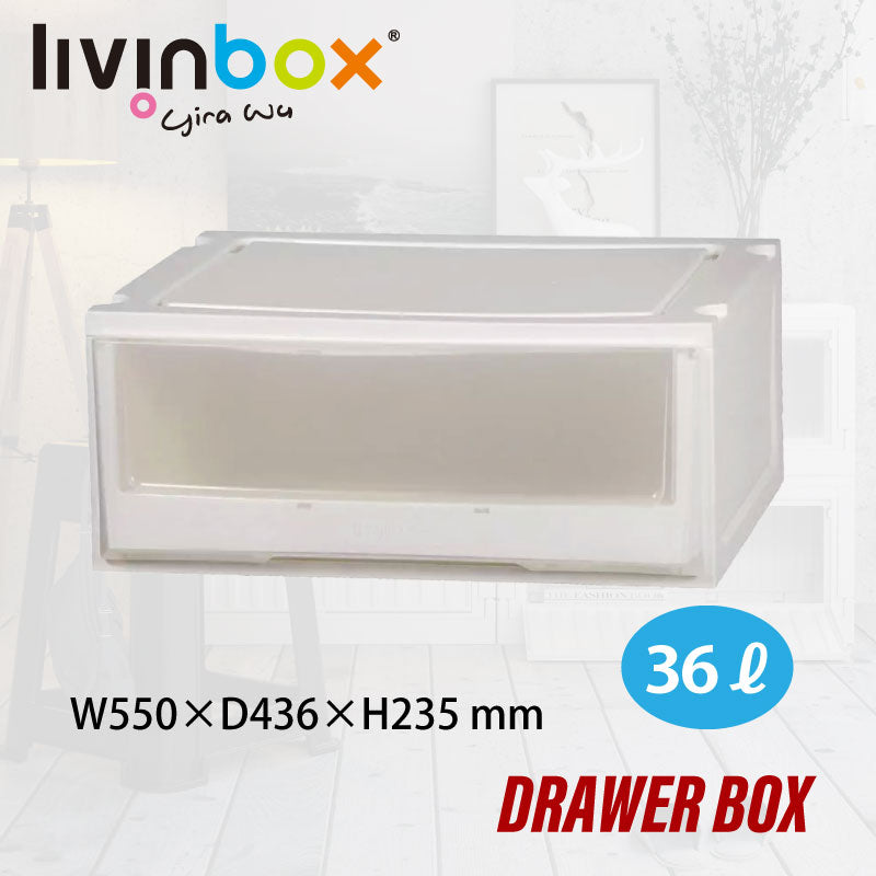 livinbox 収納ボックス ３個セット 積み重ね可能な収納ボックス | 3段階ベンチレーションローリング