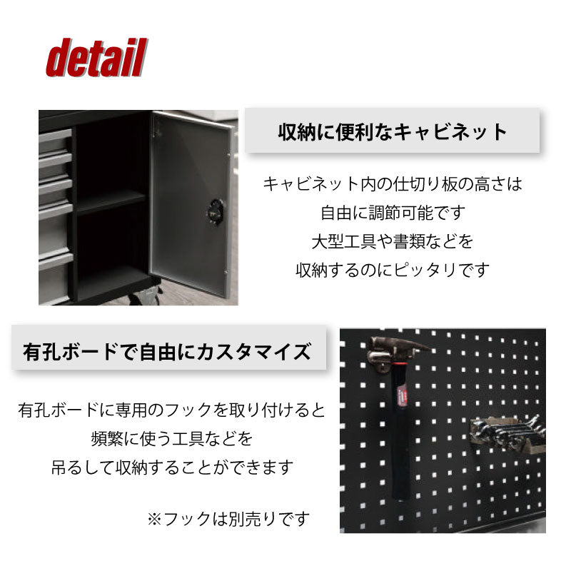ツールカート 引き出し7段タイプ TC4-512 | SHUTER シューター ツール